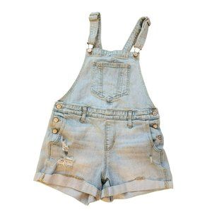 Old Navy Short Overalls Size S Light Wash